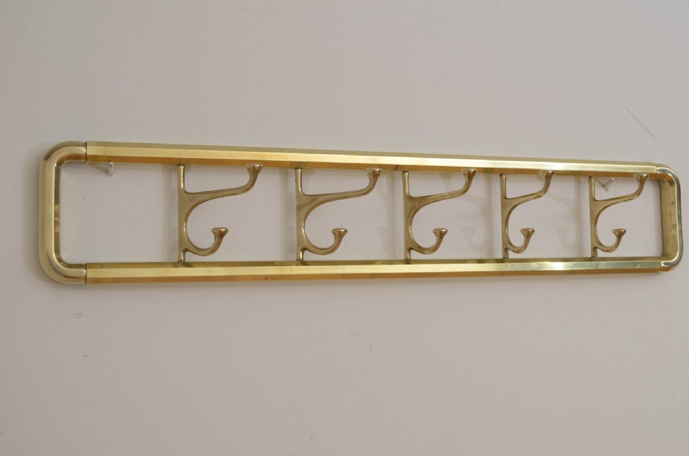 Stylish Retro Brass Hat Rack Coat Hooks View IV