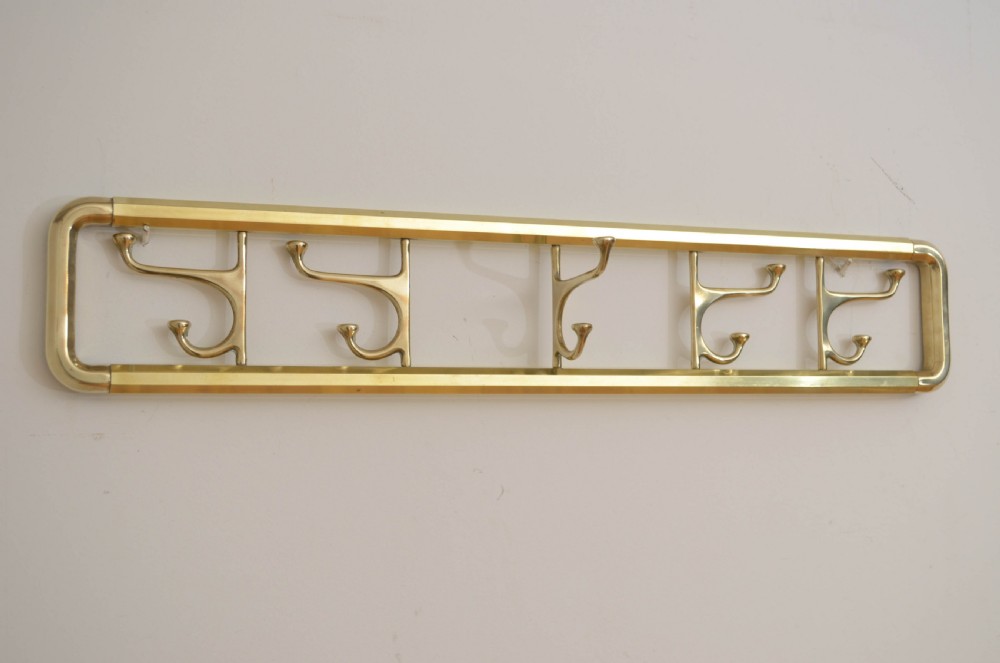 Stylish Retro Brass Hat Rack Coat Hooks View VII