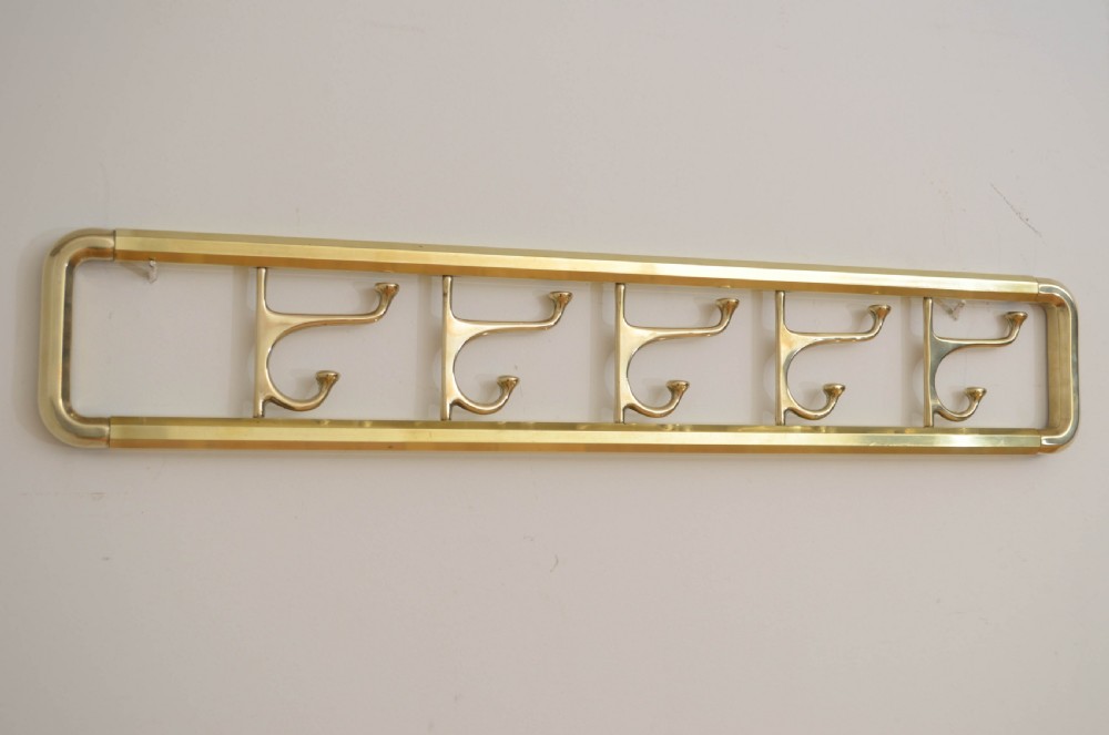 Stylish Retro Brass Hat Rack Coat Hooks View VIII