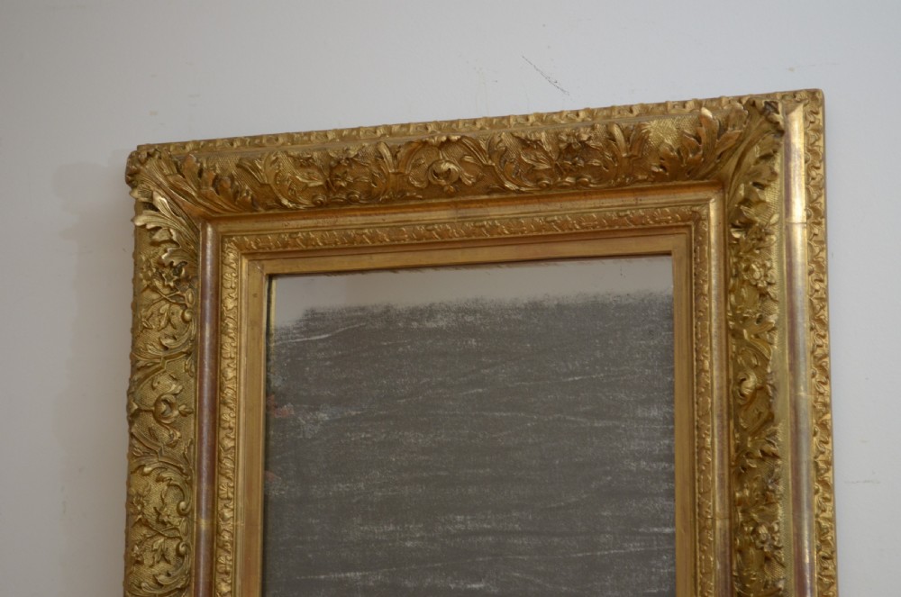 Pair of Antique Gilded Wall Mirrors H71cm  View V