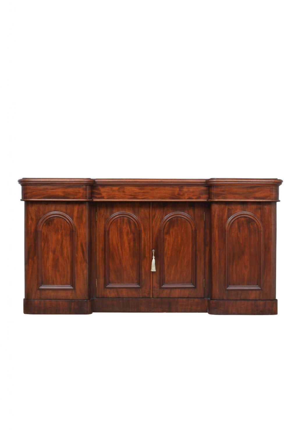English Victorian Mahogany Four Door Sideboard