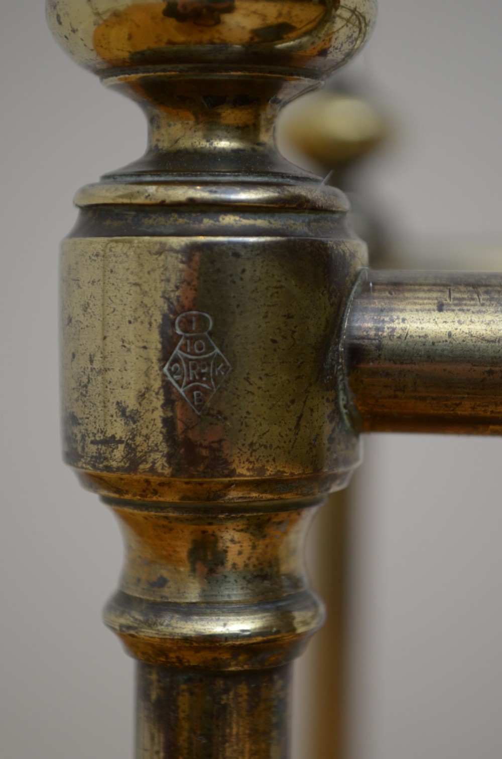 English Victorian Brass Umbrella Stand View VI