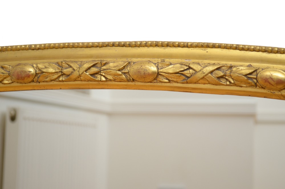 Victorian Gilded Overmantel Mirror H81cm View XI