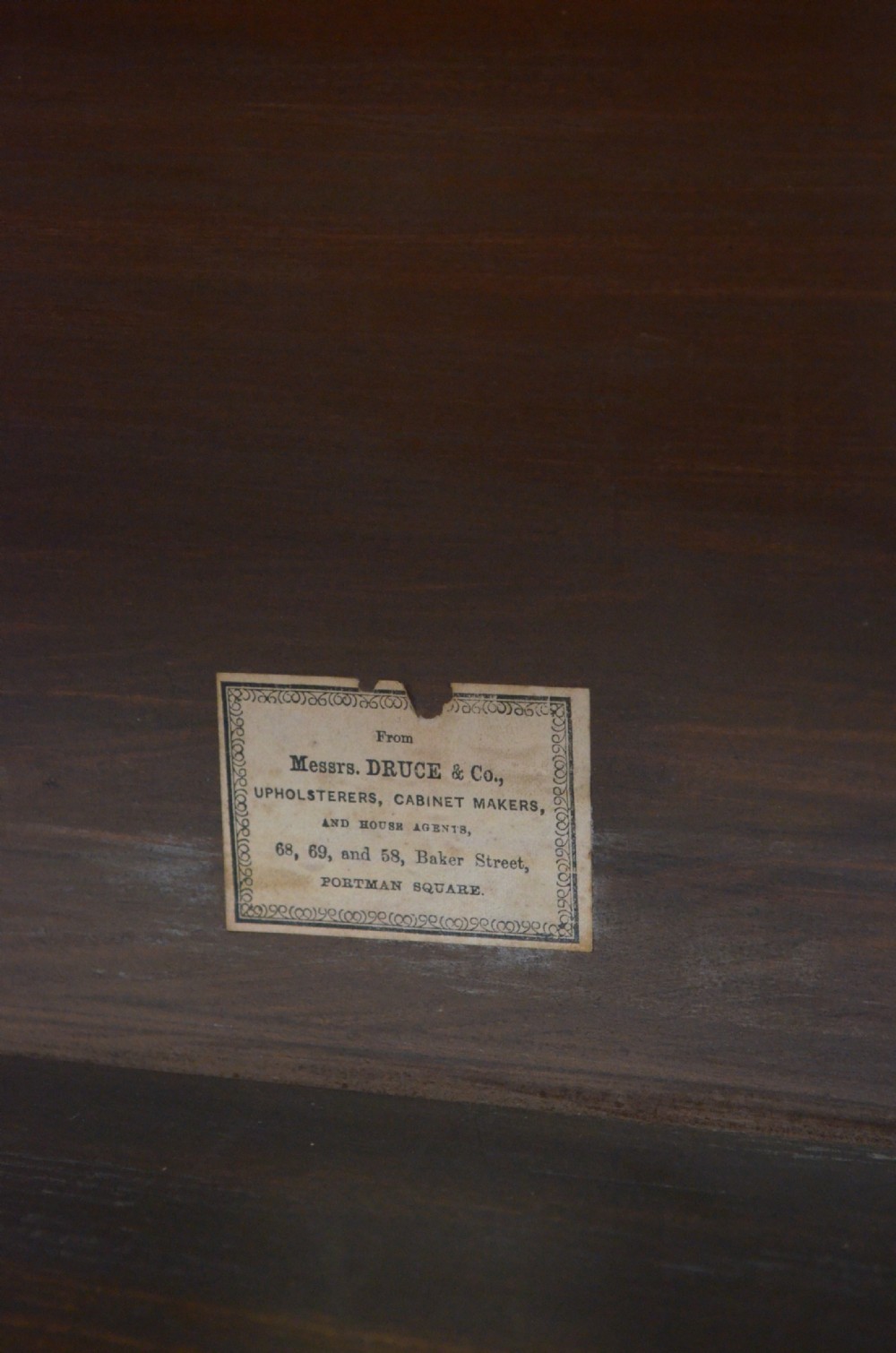Druce & Co Victorian Walnut Open Bookcase View VI