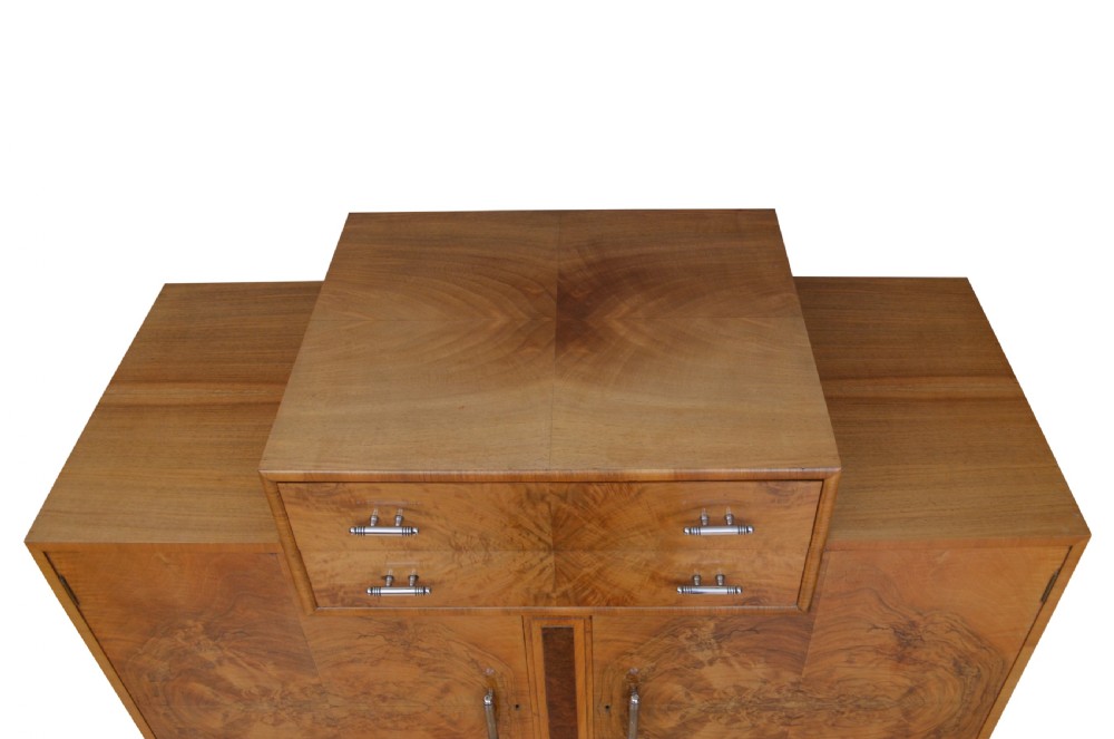 Fine Quality Art Deco Heals Sideboard In Walnut View III