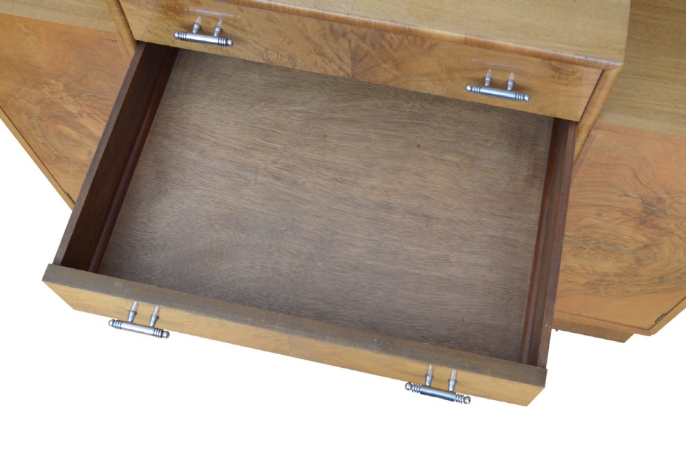 Fine Quality Art Deco Heals Sideboard In Walnut View IX