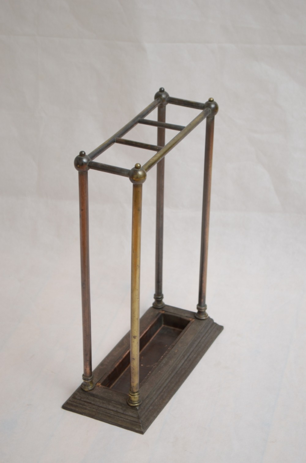  Metal Umbrella Stand of Narrow Proportions  View III