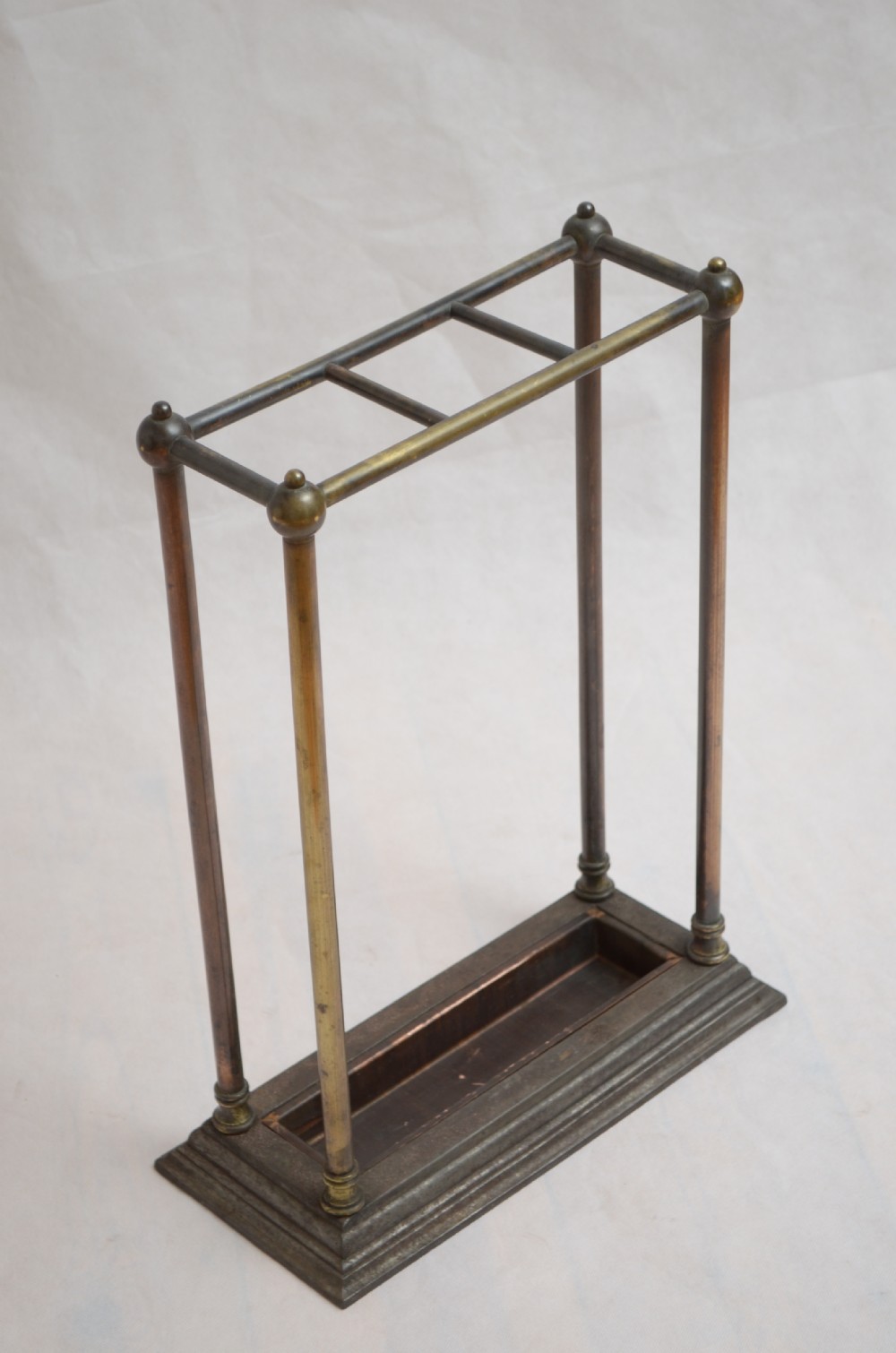  Metal Umbrella Stand of Narrow Proportions  View IV
