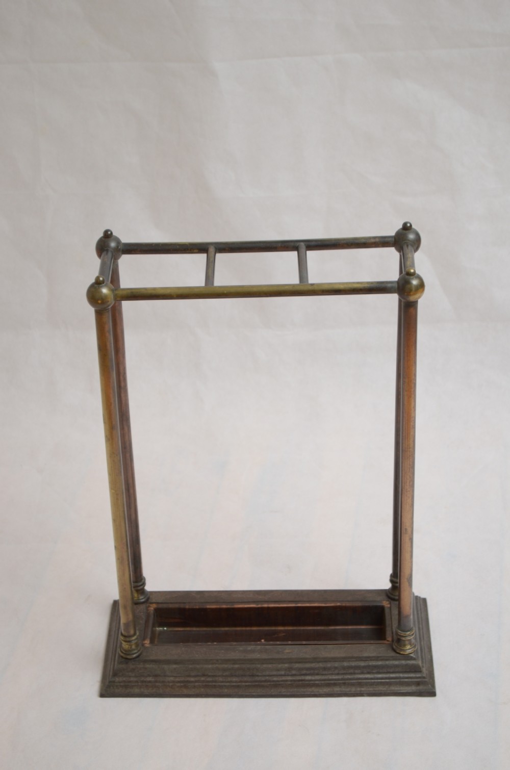  Metal Umbrella Stand of Narrow Proportions  View V