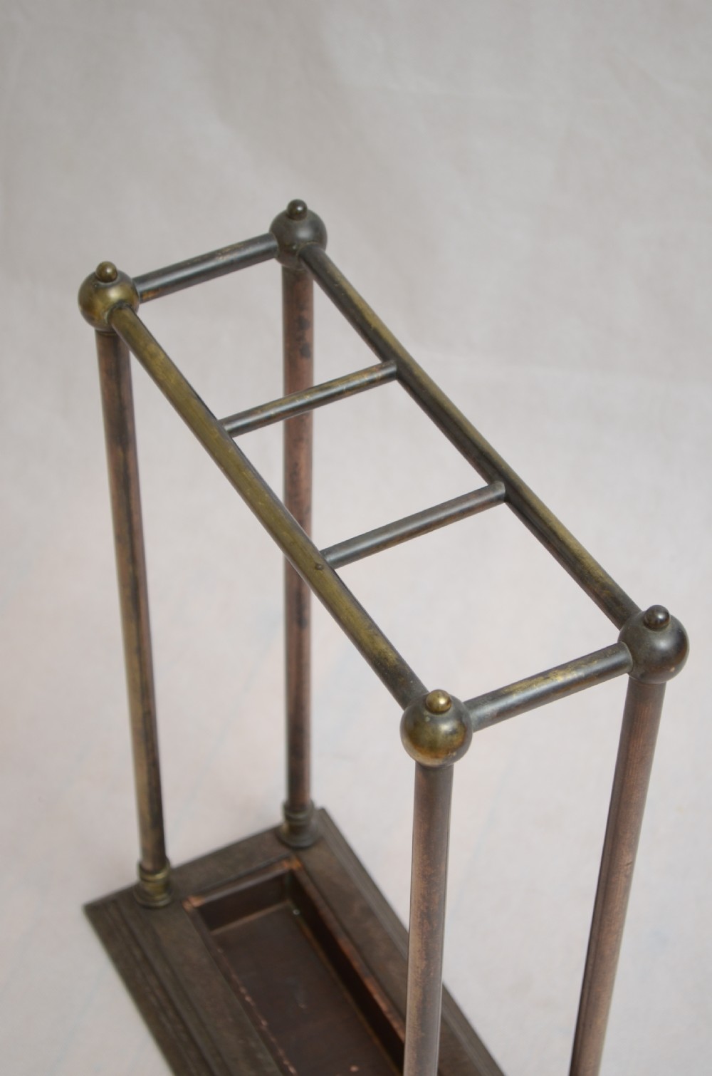  Metal Umbrella Stand of Narrow Proportions  View VI