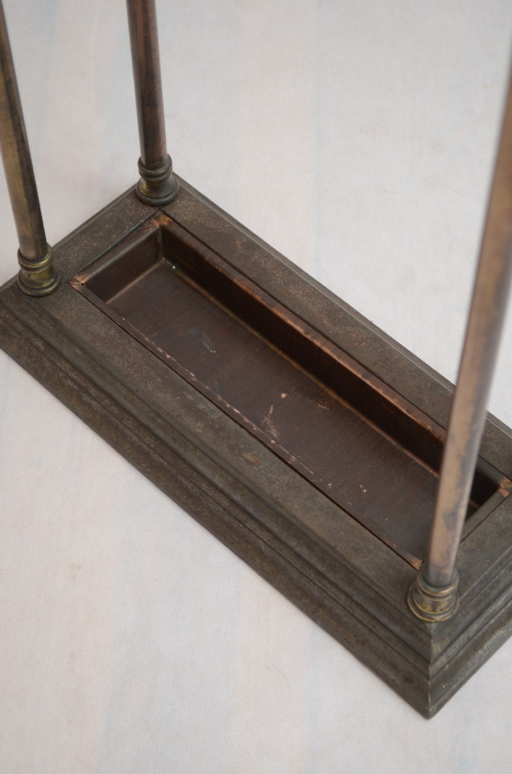  Metal Umbrella Stand of Narrow Proportions  View VIII