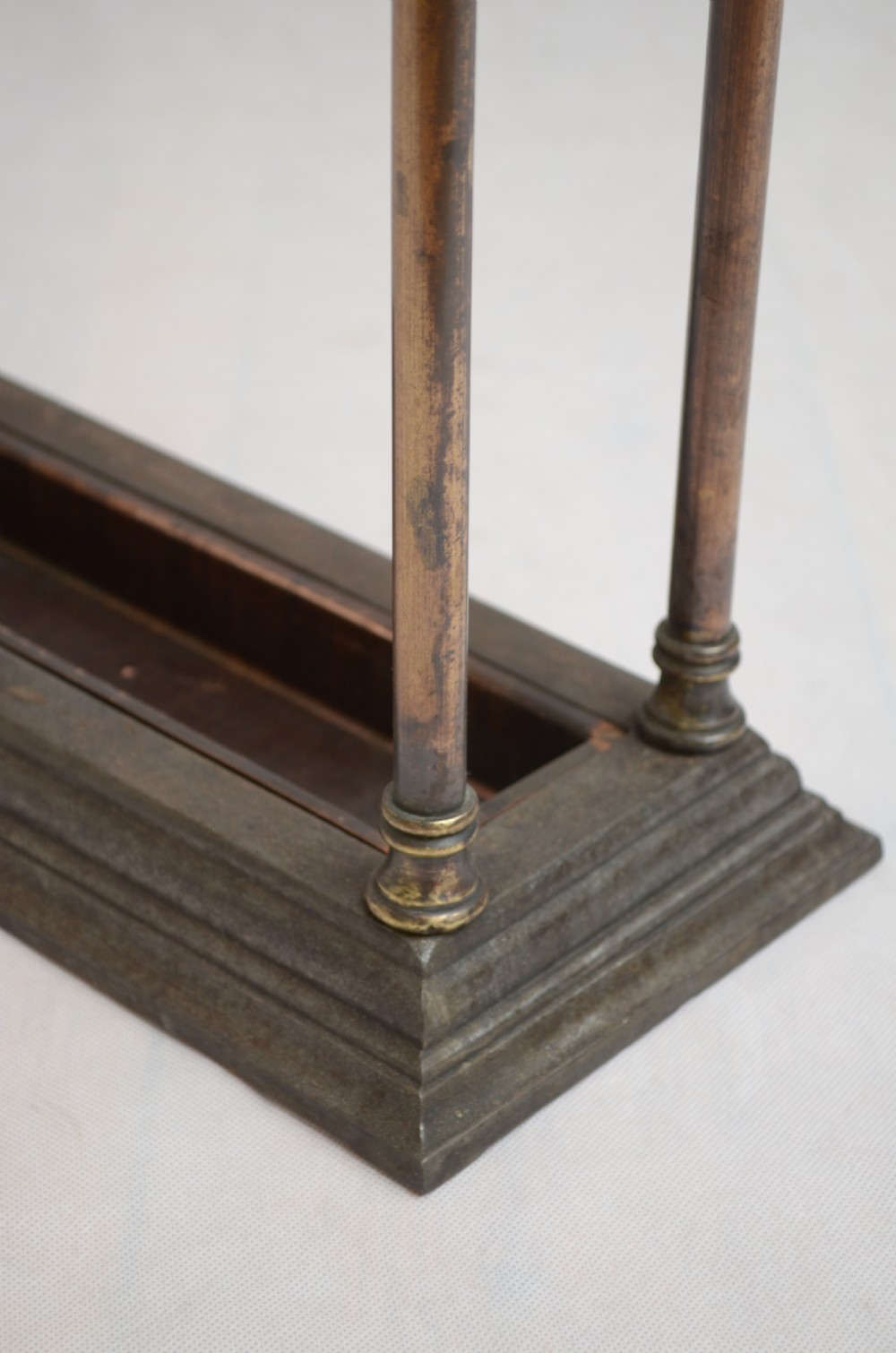  Metal Umbrella Stand of Narrow Proportions  View IX