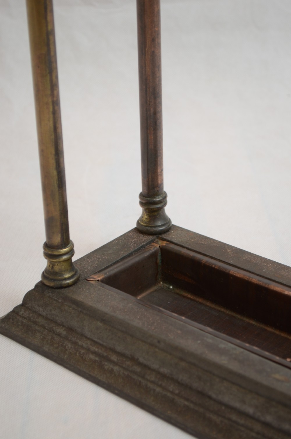  Metal Umbrella Stand of Narrow Proportions  View X