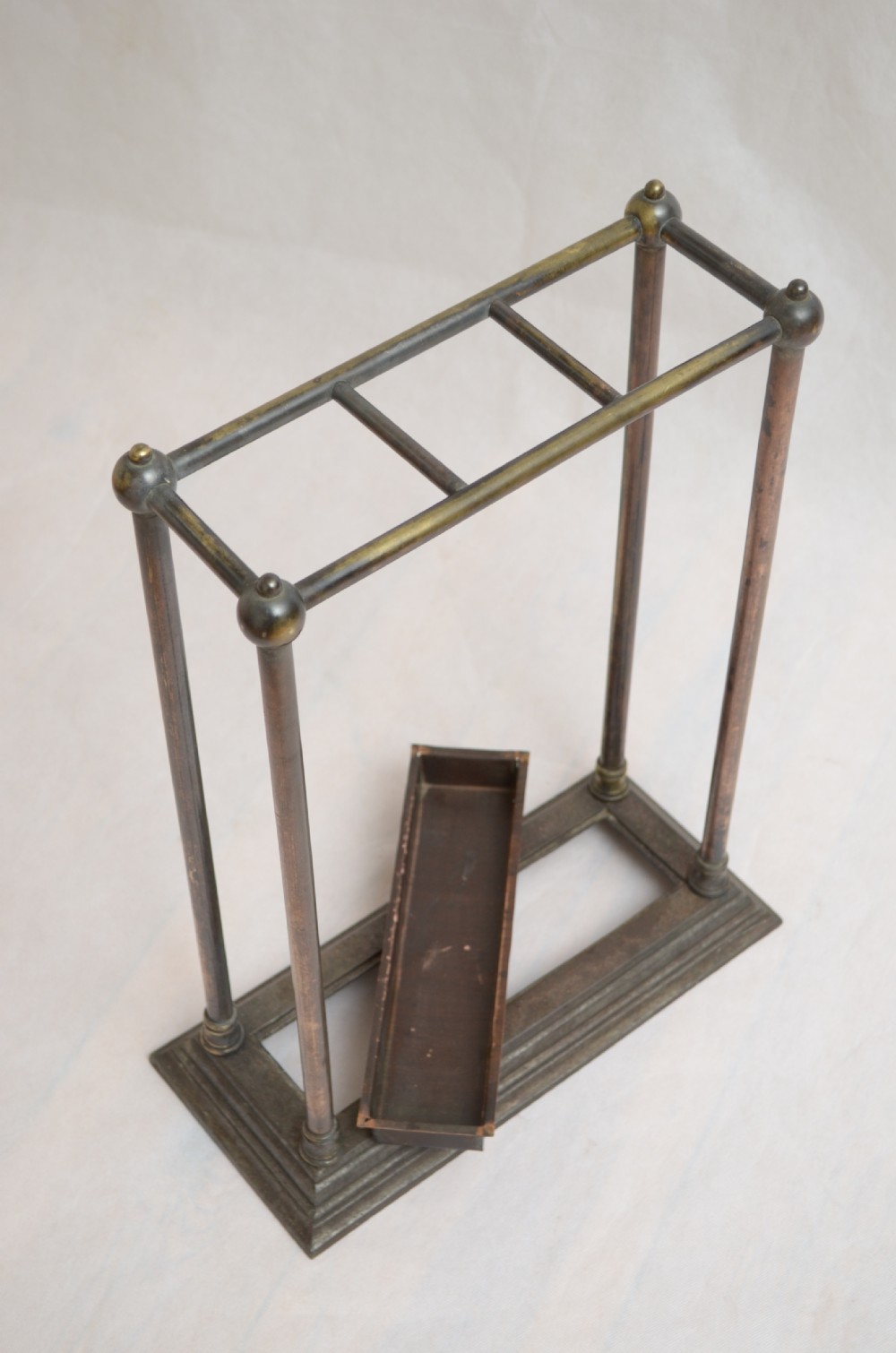  Metal Umbrella Stand of Narrow Proportions  View XIII