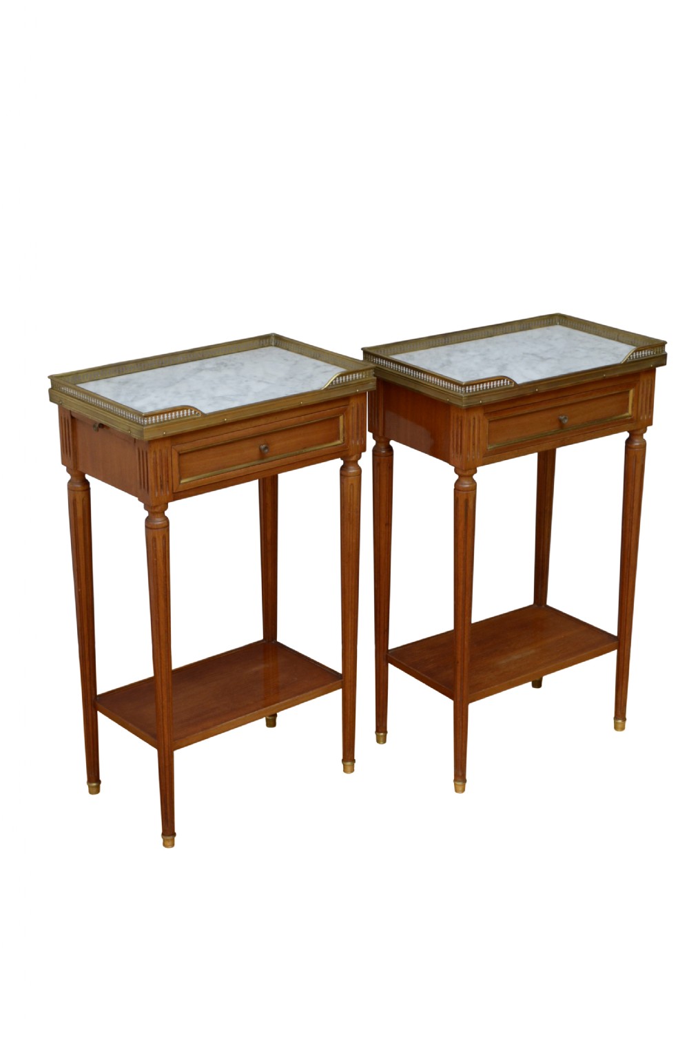 Pair of Antique Mahogany Side Tables or Bedside Tables