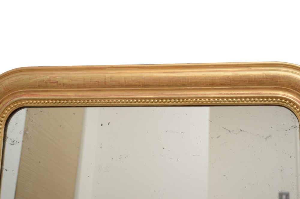 French Louis Philippe Revival Wall Mirror H109cm View IV