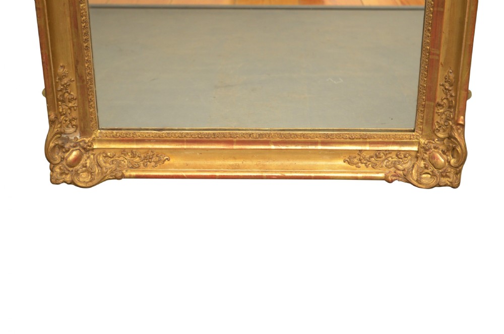 Attractive 19th Century Gilt Mirror H84cm View VIII