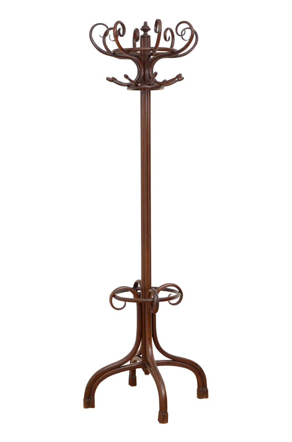 Thonet Style Early XXth Century Bentwood Coat Stand Coat Rack 