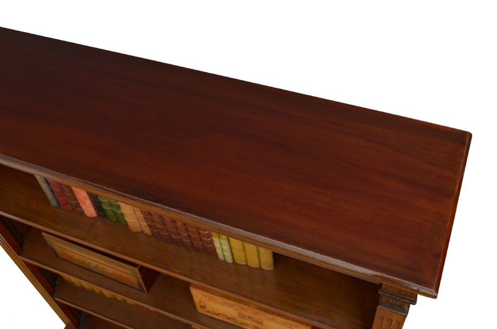 Victorian Mahogany Open Bookcase View VII