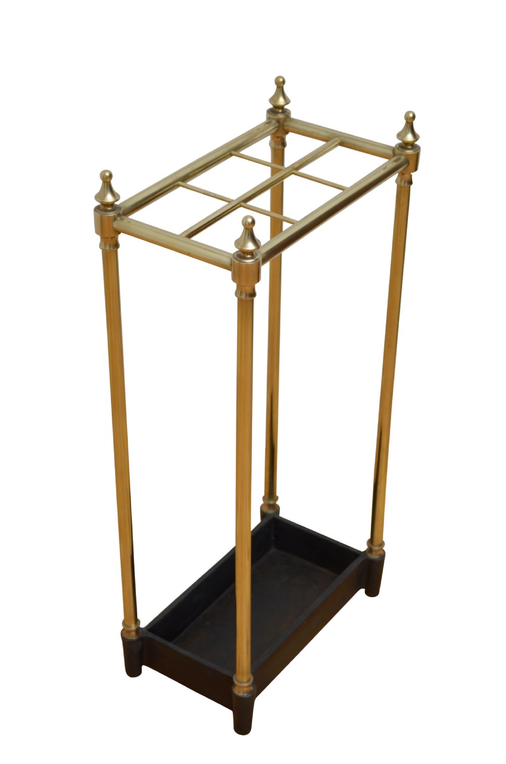 Edwardian Brass Umbrella Stand Walking Stick Stand