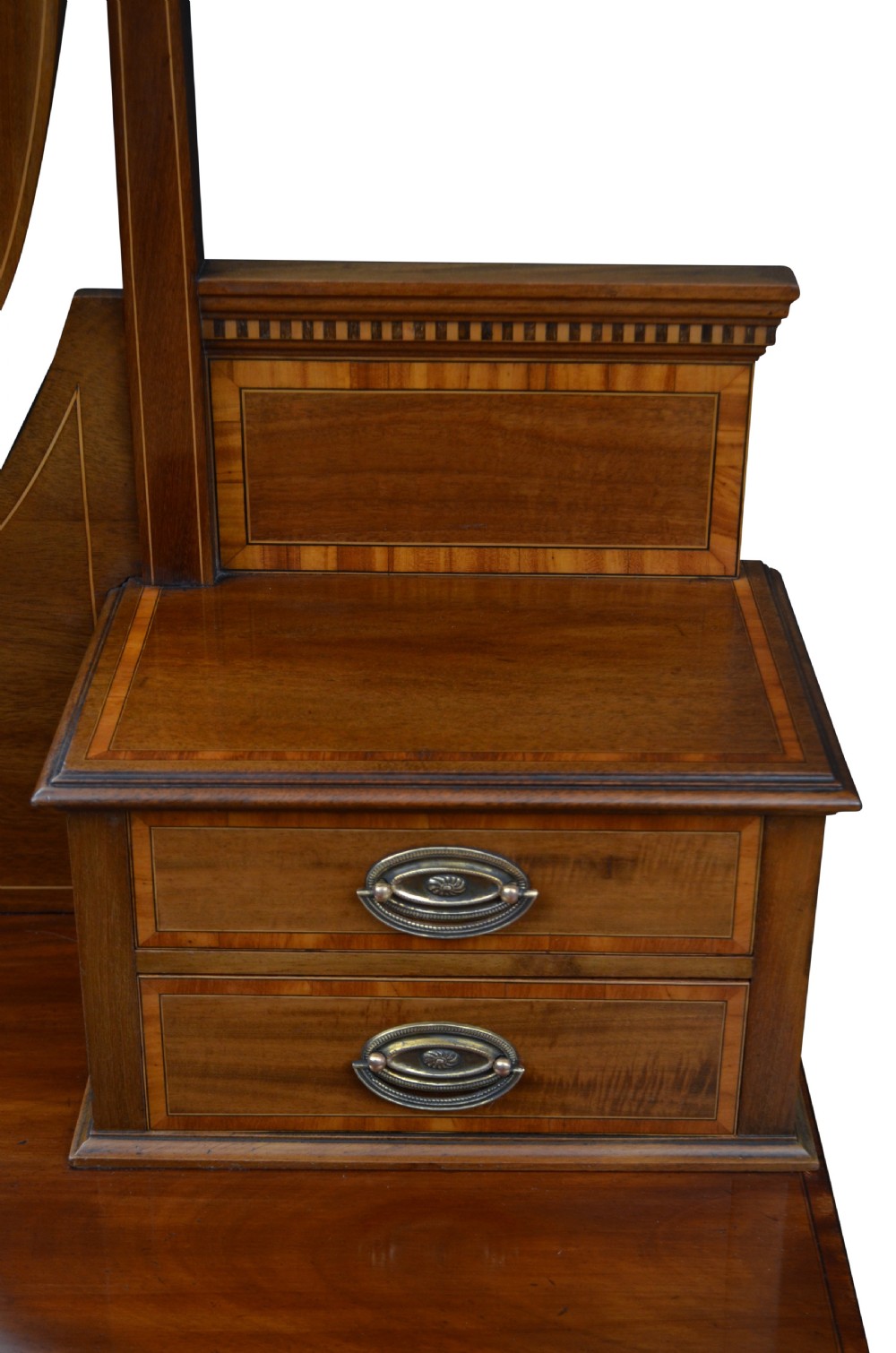 English Edwardian Mahogany Dressing Table View IV