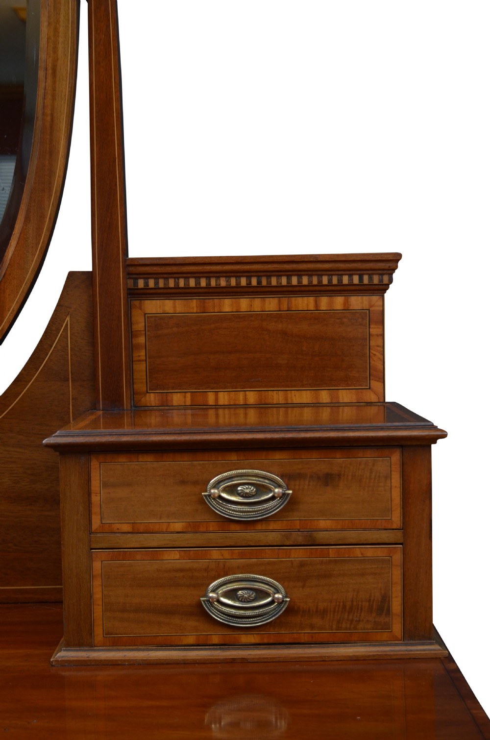 English Edwardian Mahogany Dressing Table View V