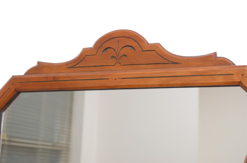 English Victorian Satin Birch Dressing Table View II
