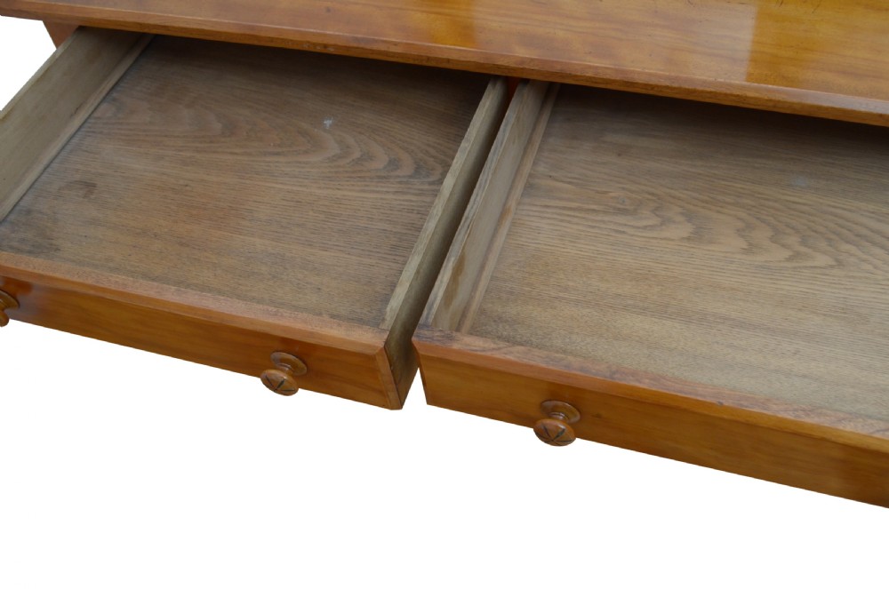 English Victorian Satin Birch Dressing Table View XXII