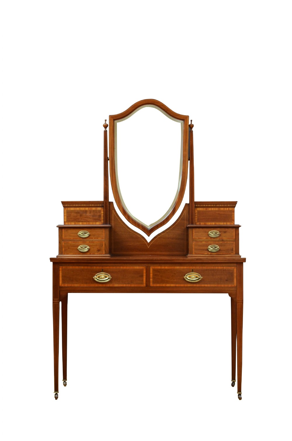English Edwardian Mahogany Dressing Table