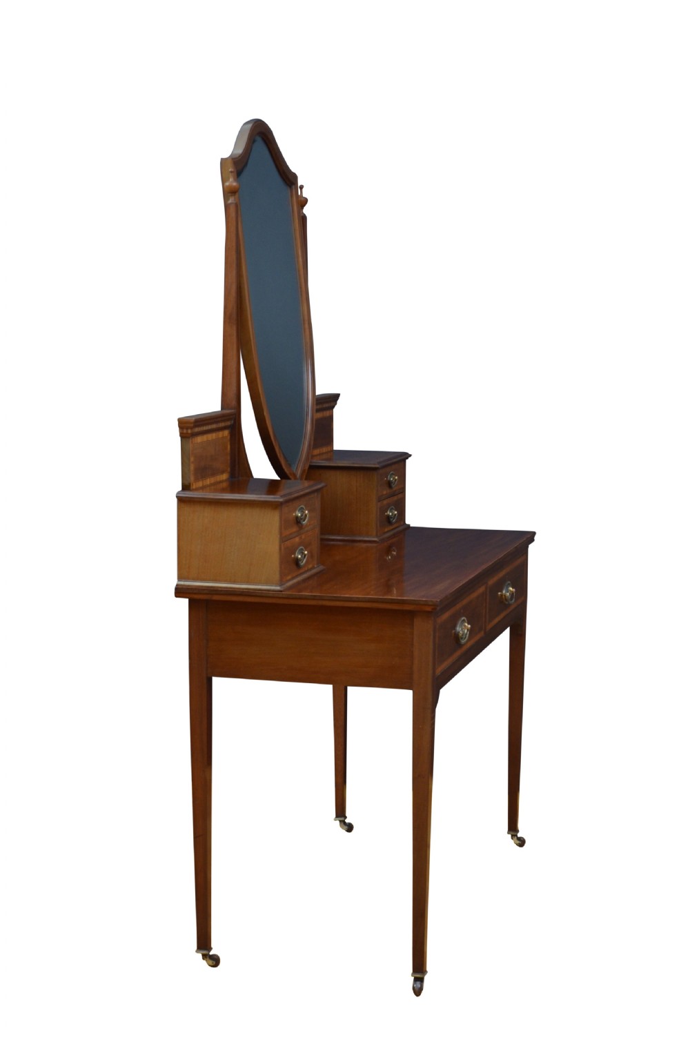 English Edwardian Mahogany Dressing Table View XI