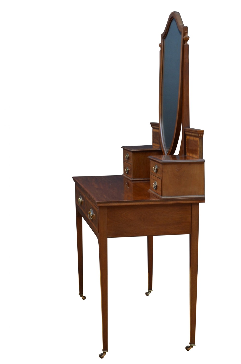 English Edwardian Mahogany Dressing Table View XVI