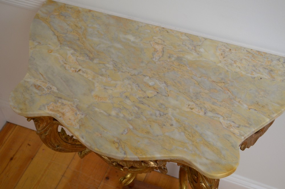 Early 19th Century Giltwood Console Table Hall Table View III