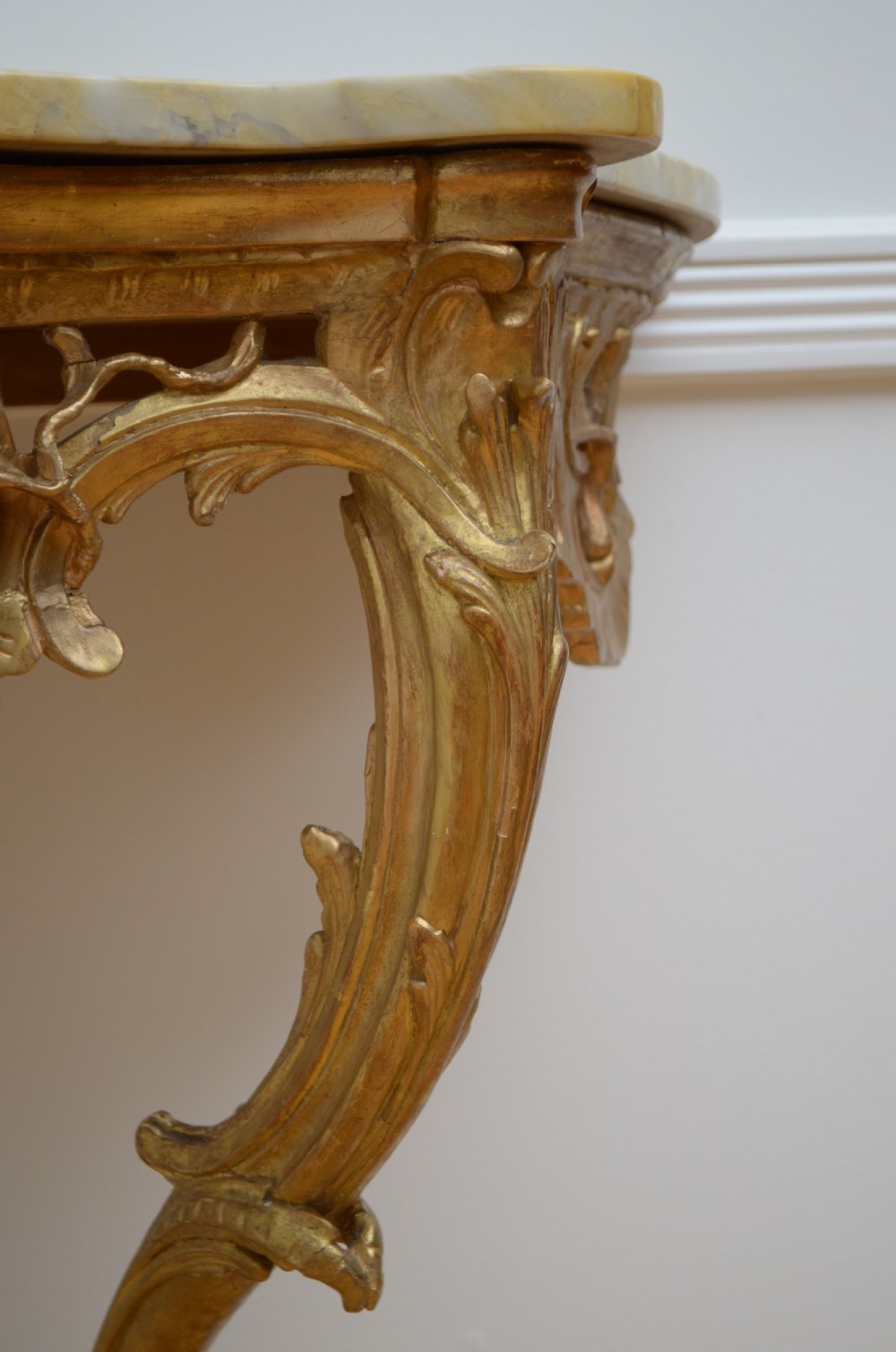 Early 19th Century Giltwood Console Table Hall Table View VII