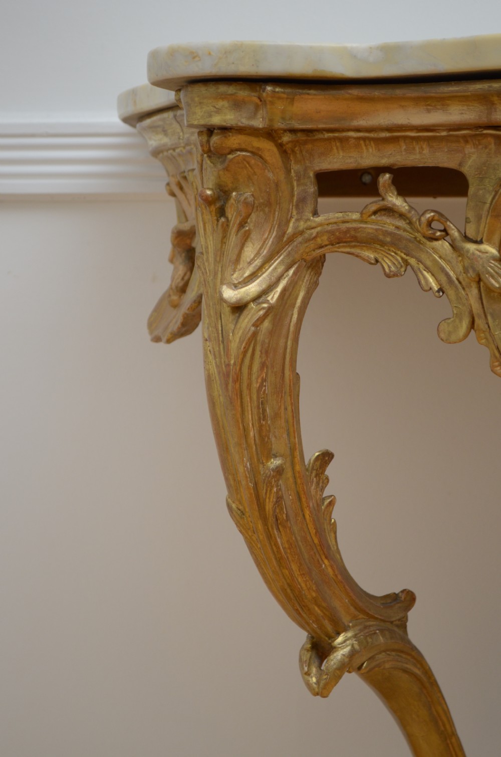 Early 19th Century Giltwood Console Table Hall Table View VIII