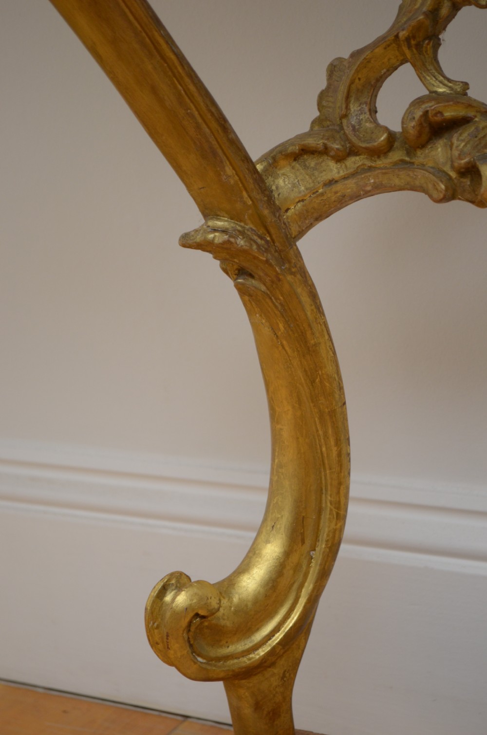 Early 19th Century Giltwood Console Table Hall Table View X