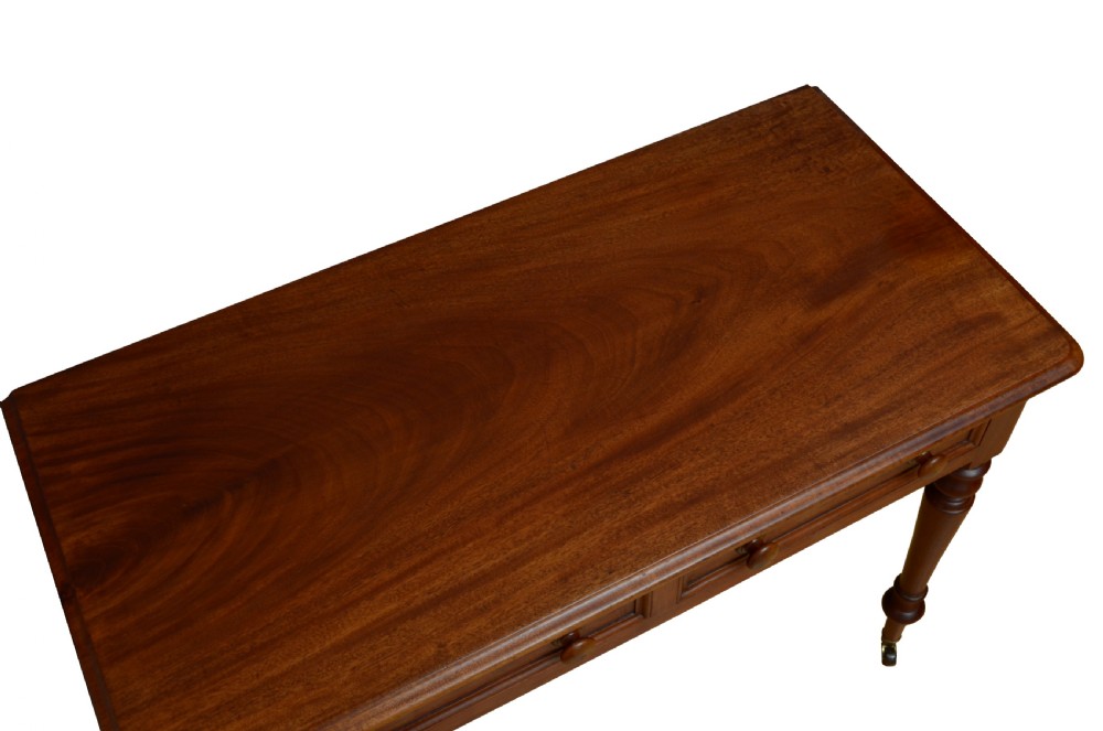 Victorian Mahogany Writing Table Dressing Table View IV