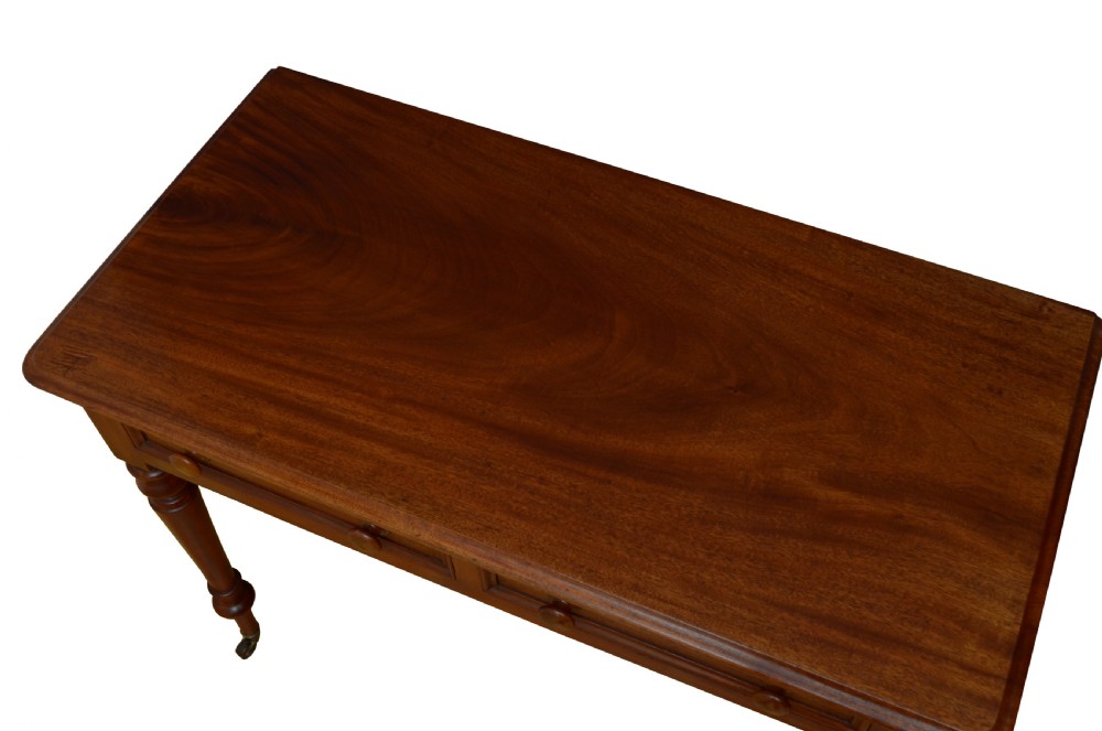 Victorian Mahogany Writing Table Dressing Table View VI