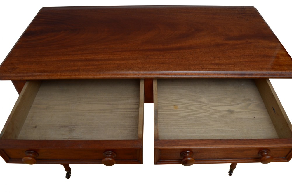 Victorian Mahogany Writing Table Dressing Table View VIII