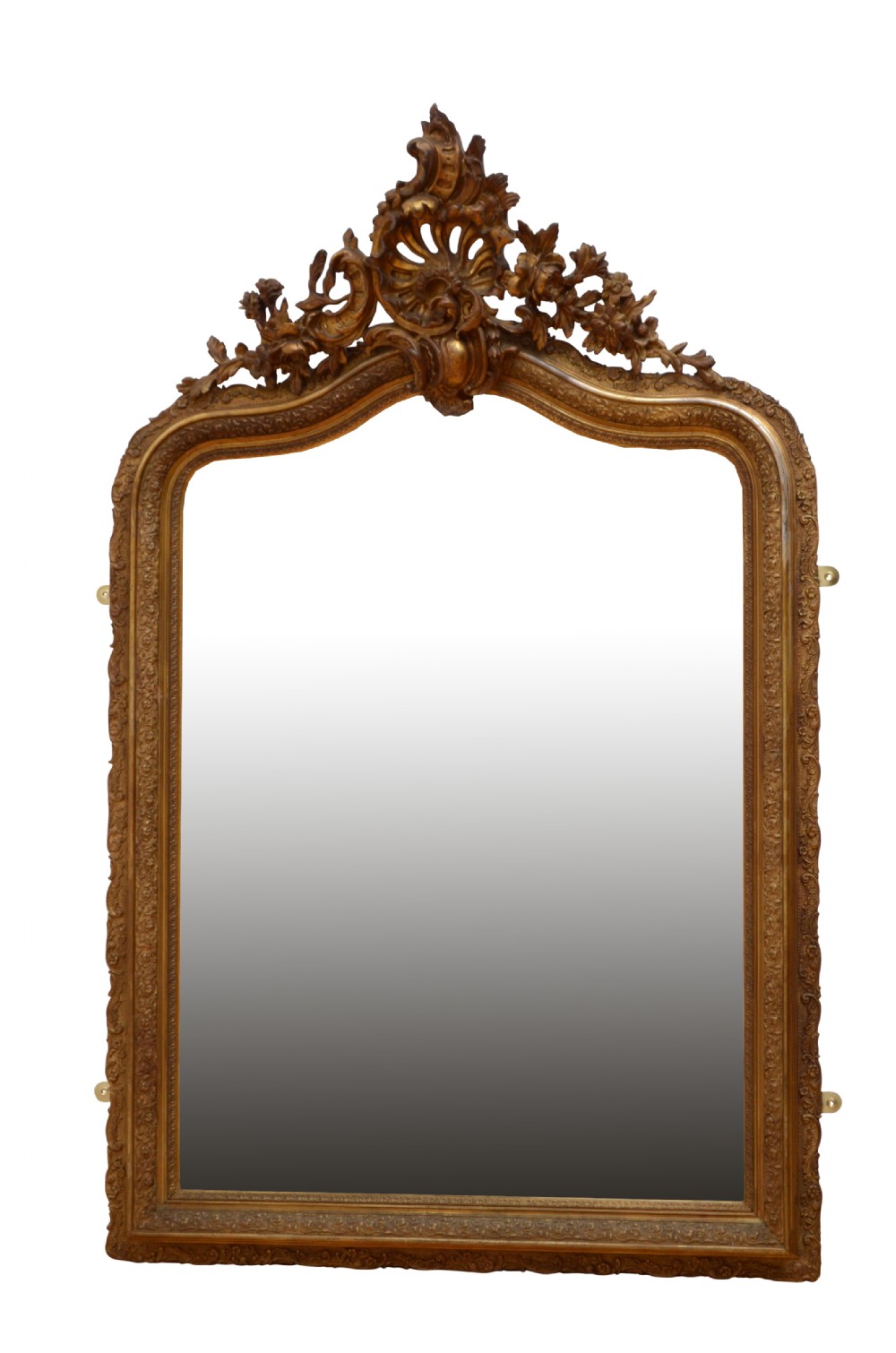 French Giltwood Wall Mirror H140cm