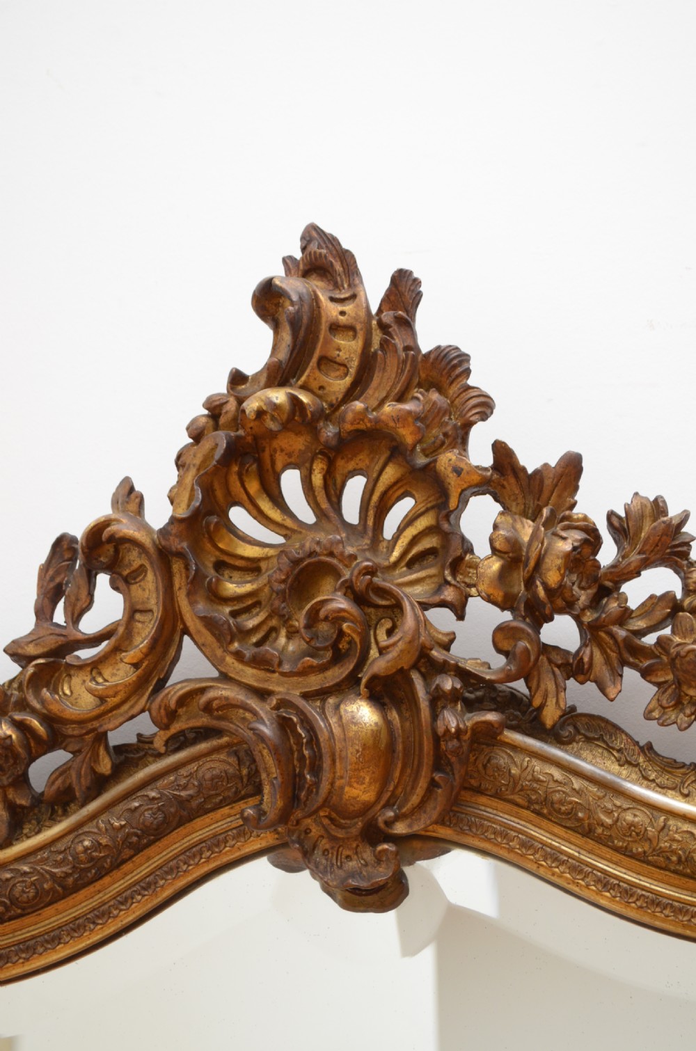French Giltwood Wall Mirror H140cm View VI