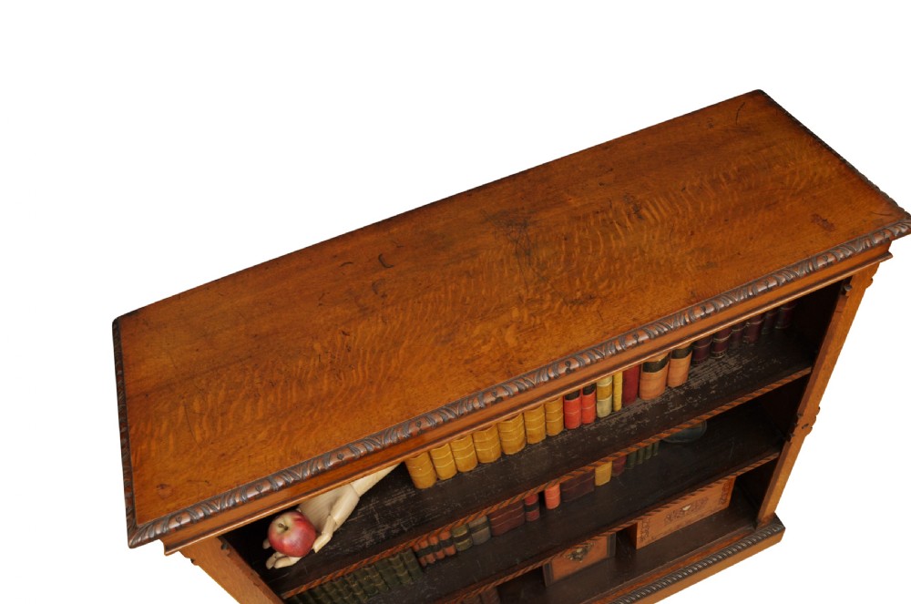 Victorian Oak Open Bookcase
 View VII