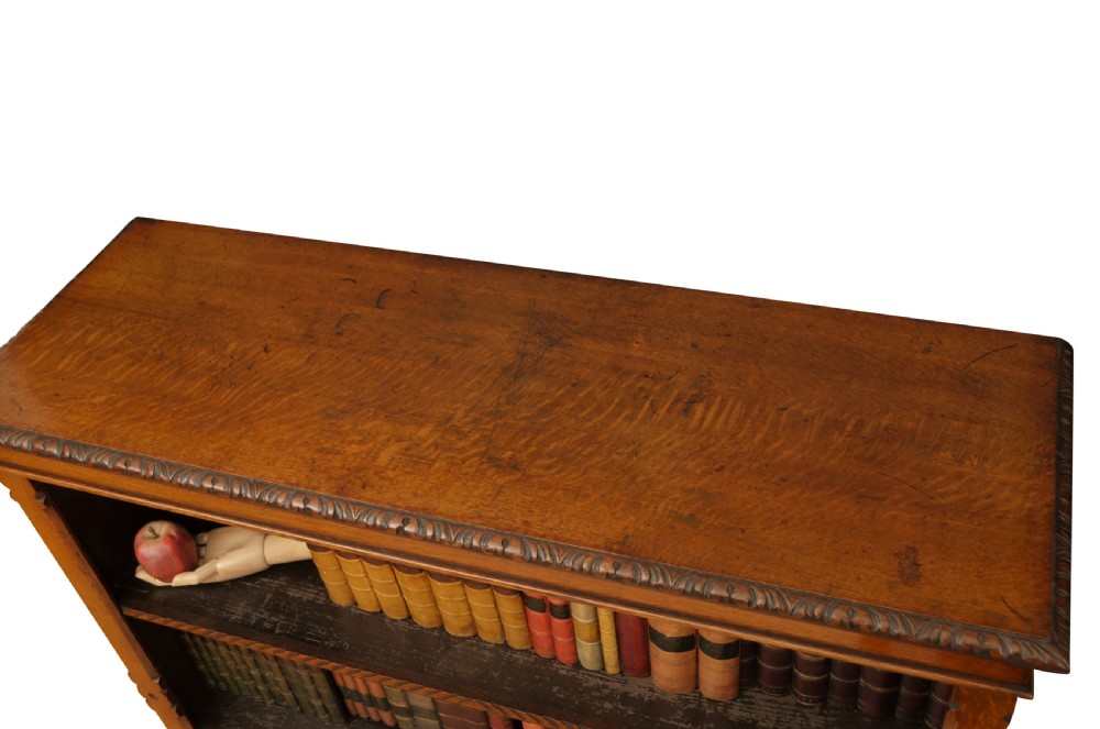 Victorian Oak Open Bookcase
 View VIII