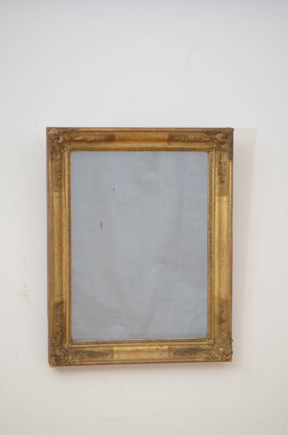 Early 19th Century Gilded Wall Mirror H56cm