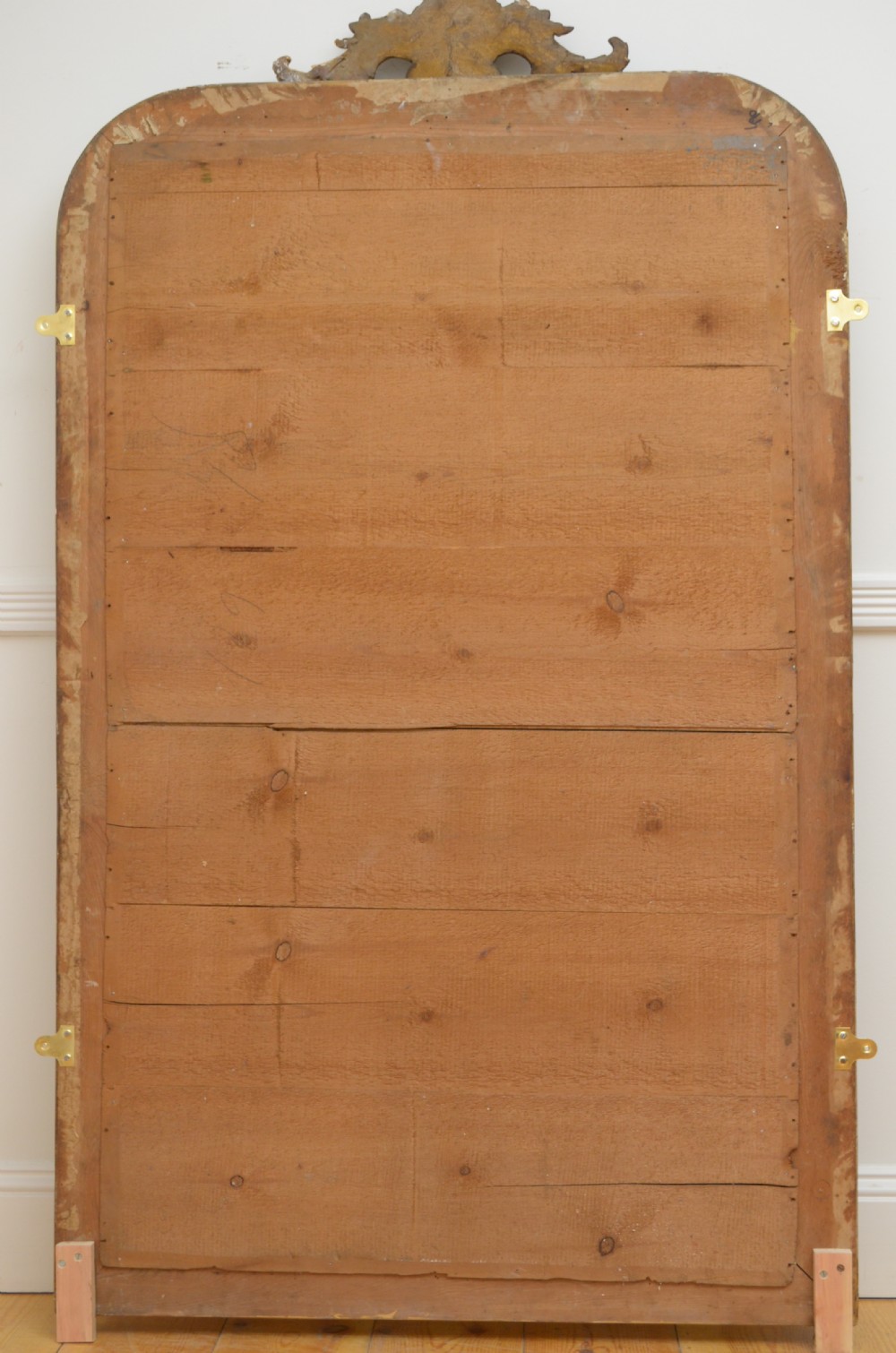 Antique French Giltwood Console Table Mirror H167cm View XVI