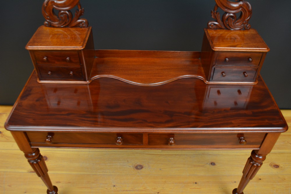  English Victorian Mahogany Dressing Table View VII