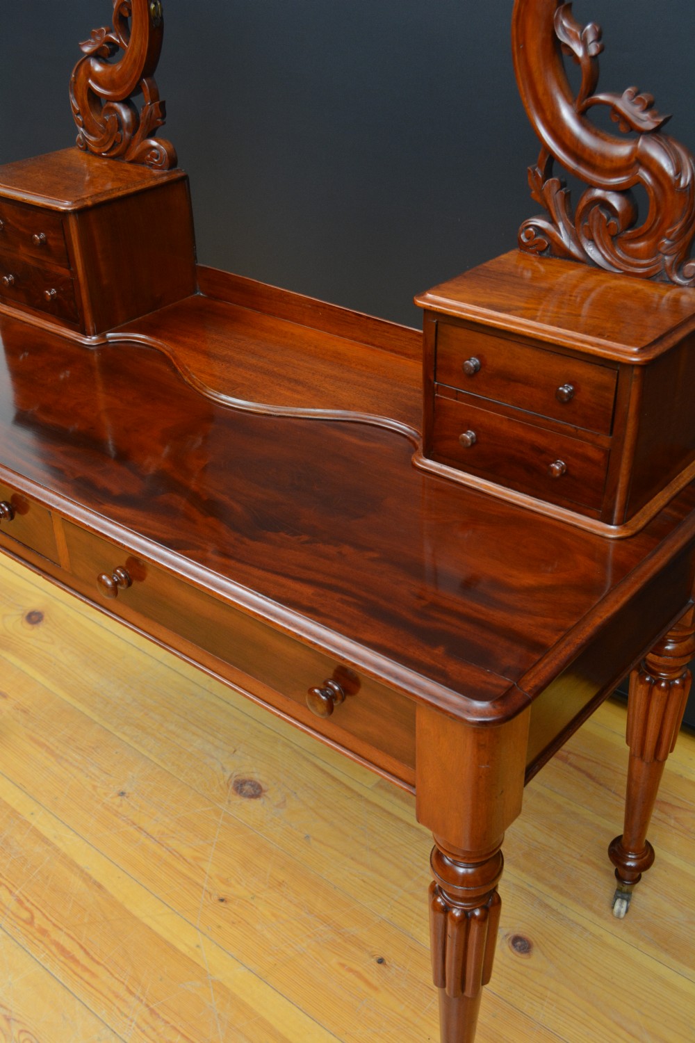  English Victorian Mahogany Dressing Table View IX