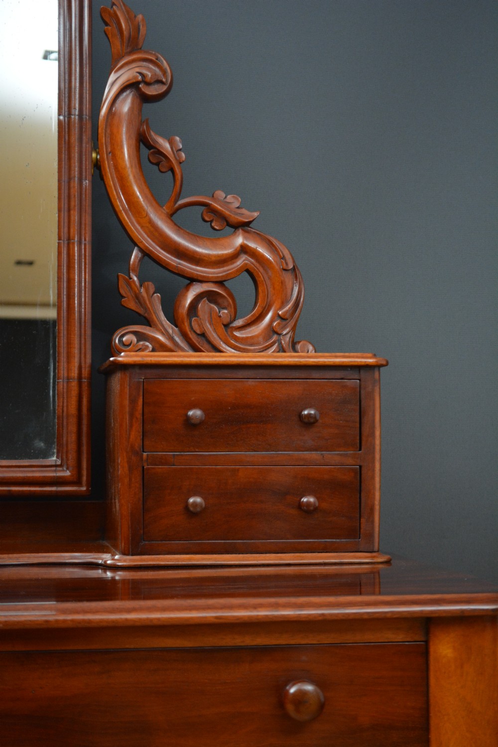 English Victorian Mahogany Dressing Table View XIV