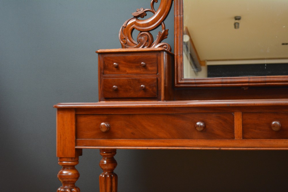  English Victorian Mahogany Dressing Table View XVI