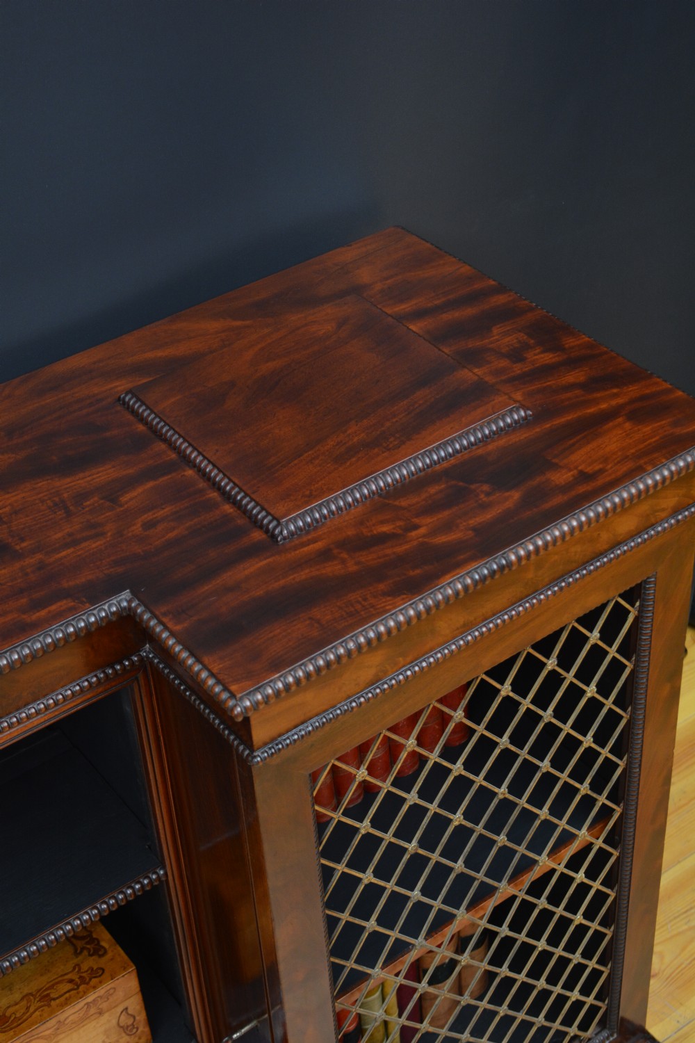 English Regency Mahogany Bookcase or Sideboard in the Manner of Gillows View VIII