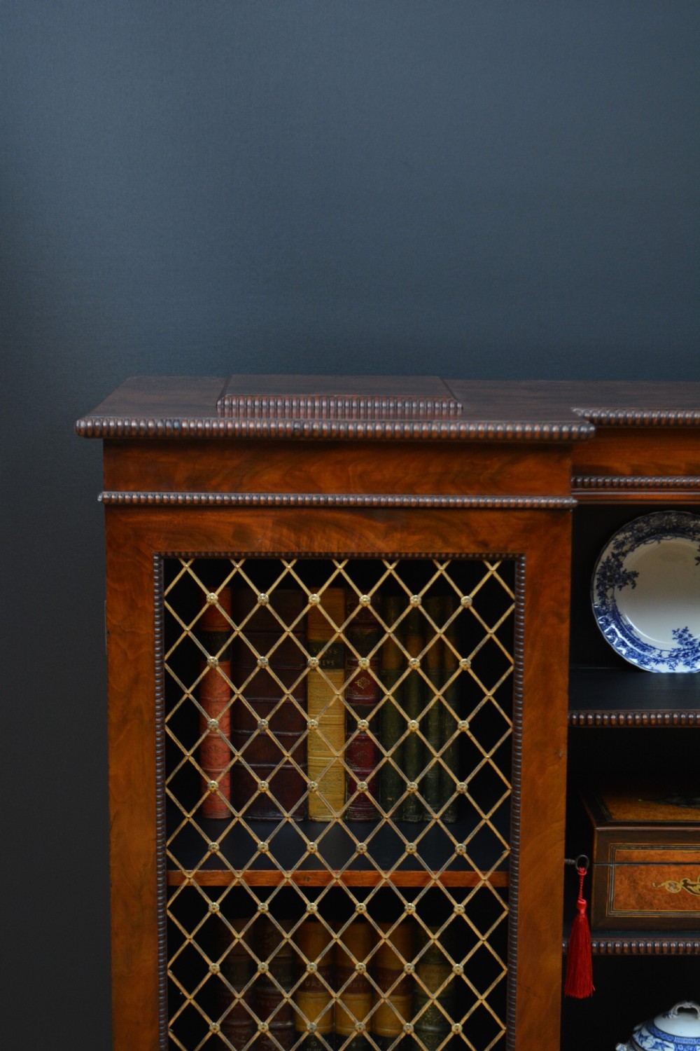 English Regency Mahogany Bookcase or Sideboard in the Manner of Gillows View X